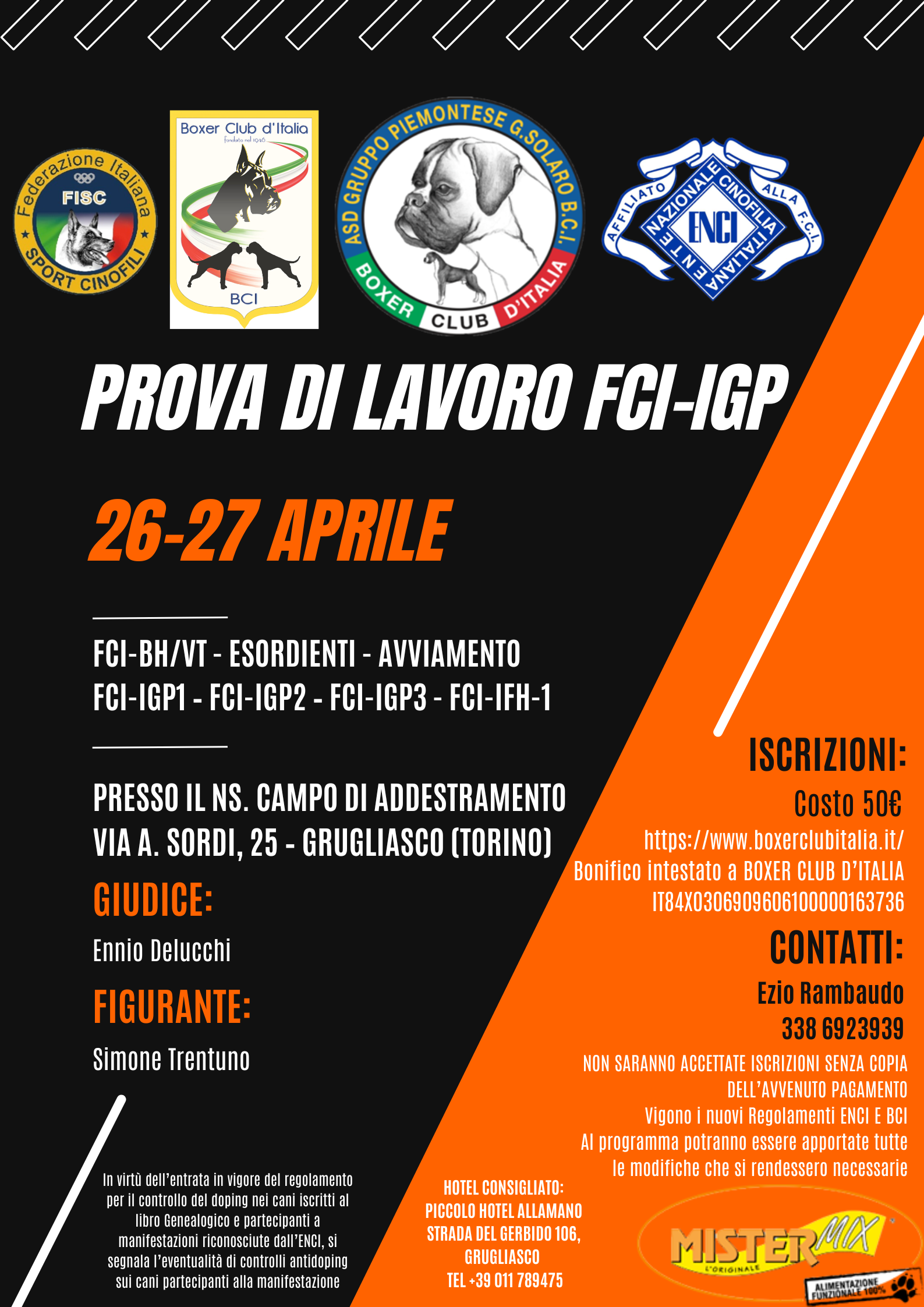 Prova di lavoro FCI-IGP